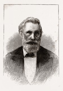 HON. 0. M. ROBERTS, GOVERNOR OF TEXAS, 1880, 19th century engraving, USA, America
