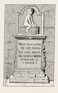 THE FIGURE IN PANYER ALLEY London, UK, 19th century engraving