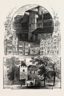 Whittington's House, Grub street 1811, General Monk's House, Bloomfield's House 1823,remains of