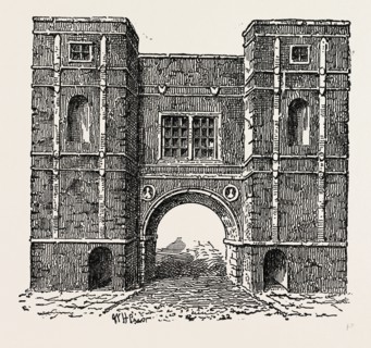 ALDGATE. London, UK, 19th century engraving