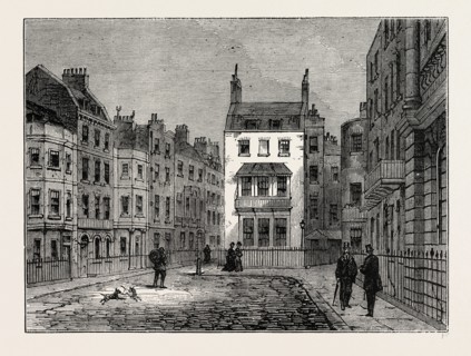 ST. JAMES'S PLACE. London, UK, 19th century engraving