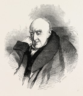 SAMUEL ROGERS  London, UK, 19th century engraving
