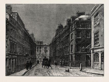 BURY STREET. London, UK, 19th century engraving