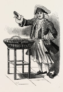 TIDDY DOL,  London, UK, 19th century engraving