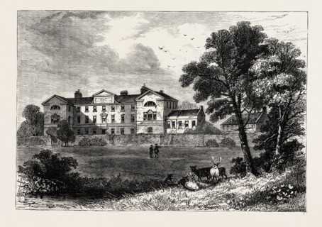 ST. GEQRGE'S HOSPITAL, 1745. London, UK, 19th century engraving