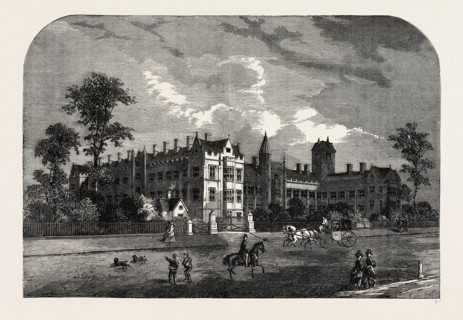 THE CONSUMPTION HOSPITAL, BROMPTON. London, UK, 19th century engraving