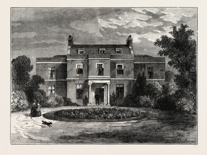 EARL'S COURT HOUSE. London, UK, 19th century engraving