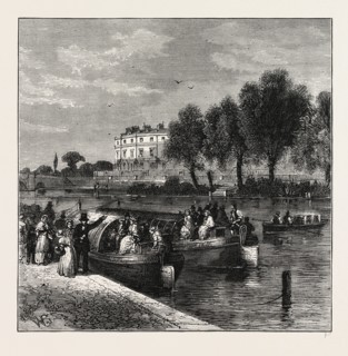 THE PADDINGTON CANAL, 1840. London, UK, 19th century engraving