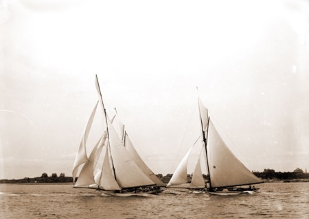 Start, forty footers, August 18, 1890, Yachts, Regattas, 1890