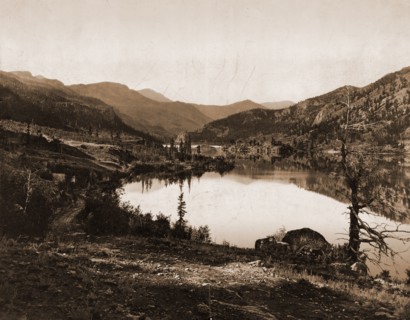 Lake San Cristoval sic, Jackson, William Henry, 1843-1942, Lakes & ponds, Mountains, United States,