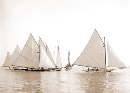 Start, twenty-one footers, Yachts, Regattas, 1892