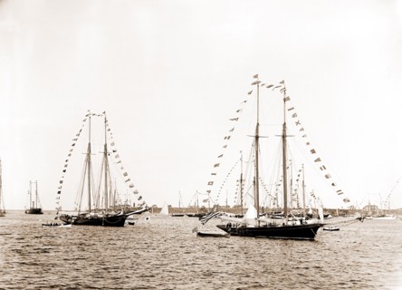 N.Y.Y.C. fleet, Vineyard Haven, New York Yacht Club, Yachts, Yacht clubs, United States,