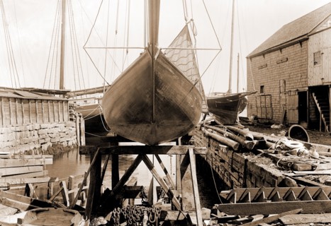 Reaper, midship section, Reaper (Yacht), Yachts, Boat & ship industry, 1892