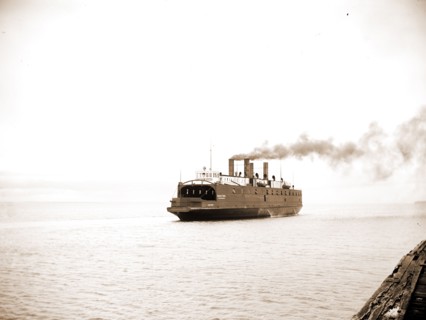 Car ferry Sainte Marie, Mackinac Straits, Ferries, Channels, United States, Michigan, Mackinac,