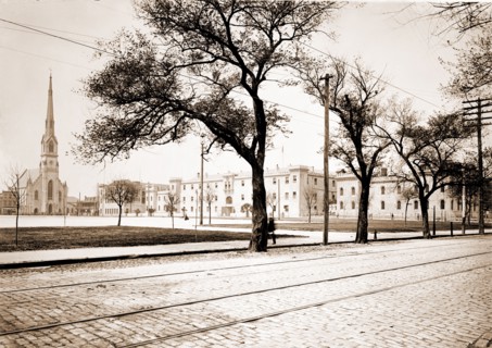 The Citadel, Marion Square, Charleston, S.C, Military education, Educational facilities, Plazas,