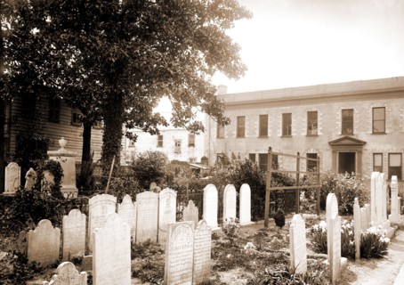 Old cemetery, St. Michael's, Charleston, S.C, Anglican churches, Cemeteries, United States, South