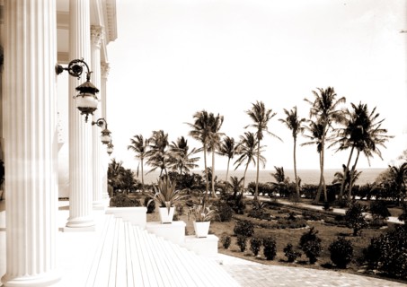 Porch of the Hotel Royal Palm i.e. Royal Palm Hotel, Miami, Fla, Hotels, Resorts, Porches, United