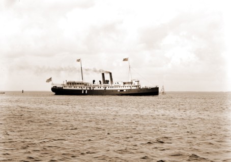 S.S. Miami, Biscayne Bay, Miami, Fla, Miami (Steamship), Ships, Bays, United States, Florida,