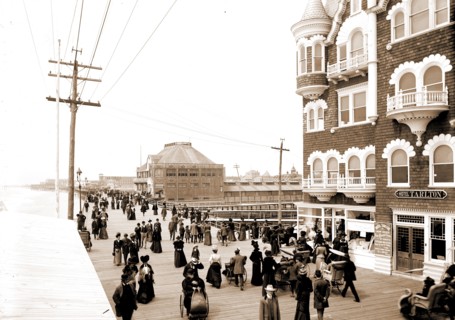 Board walk near the casino, Atlantic City, N.J, Brighton Casino (Atlantic City, N.J.), Casinos,