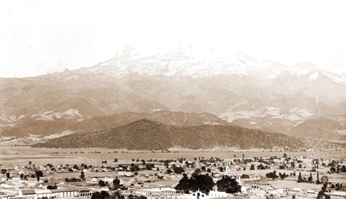 Ixtacchihuatal sic from Sacramonte i.e. Sacro Monte, Jackson, William Henry, 1843-1942, Volcanoes,