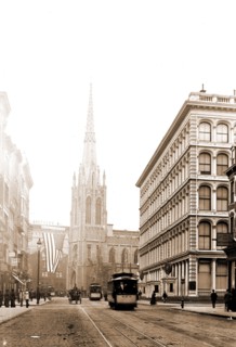 Grace Church, Broadway, New York, Churches, Streets, Presidential elections, United States, New
