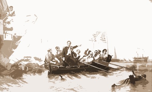 Perry's Victory, Lake Erie, U.S. Capitol, Powell, George William, 1824-1879, Lake Erie, Battle of,