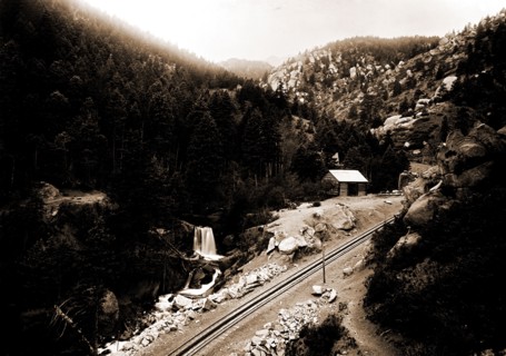 Minnehaha, M. & P.P. Ry, Jackson, William Henry, 1843-1942, Railroads, Valleys, United States,