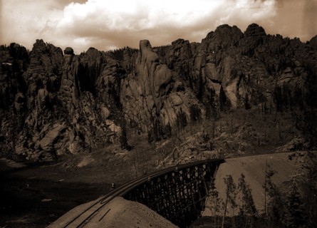 Cathedral Park near Clyde, C.S.& C.C. i.e. Colorado Springs & Cripple Creek Short Line, Jackson,