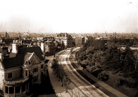 The Circle, Brookln sic, N.Y, Streets, United States, New York (State), New York, 1904