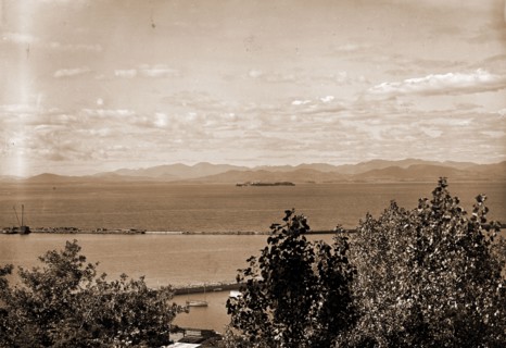 Lake Champlain, from Battery Park, Burlington, Vt, Lakes & ponds, United States, Vermont,