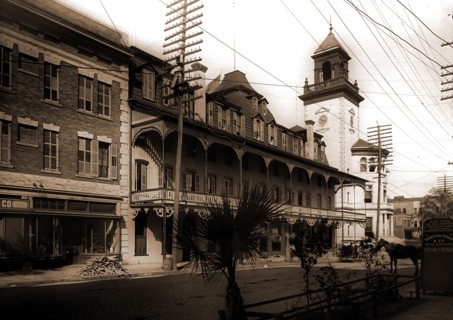 Hotel Duval and Post Office, Jacksonville, Fla, Hotels, Post offices, United States, Florida,