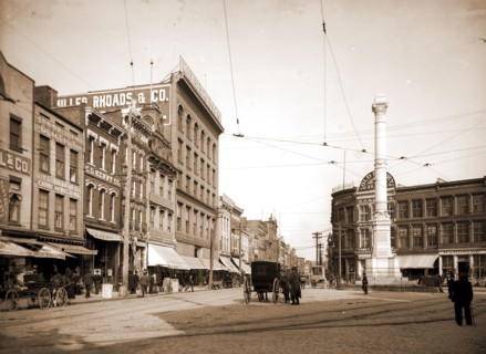 Main Street and Market Square i.e. Commercial Place, Norfolk, Va, Plazas, Commercial facilities,