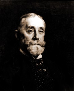 Charles H. Davis, head-and-shoulders portrait, Vinton, Frederick Porter, 1846-1911, Men, 1900