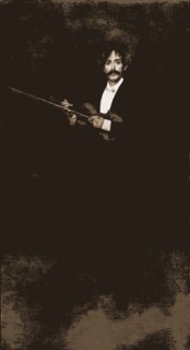 Violinist, full-length portrait with violin, Musicians, Violins, 1900