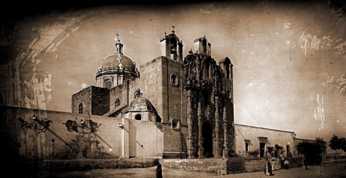 Aguas Calientes, Jackson, William Henry, 1843-1942, Catholic churches, Mexico, Aguascalientes