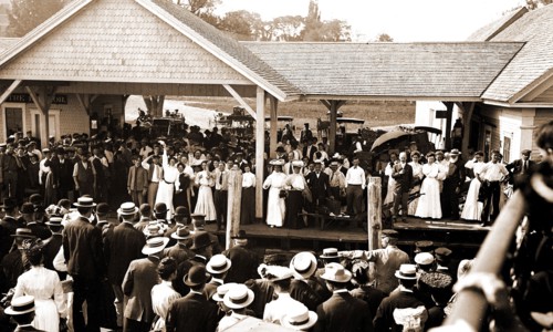 The Landing at Centre Harbor, Lake Winnipesaukee, N.H, Piers & wharves, Passengers, United States,