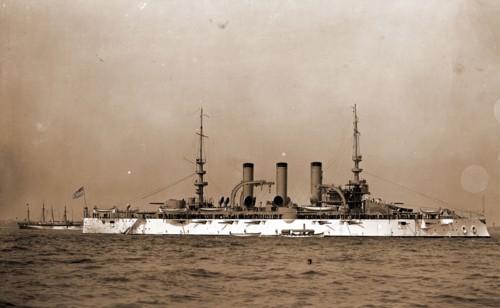 Battleship, probably American, Battleships, American, 1900