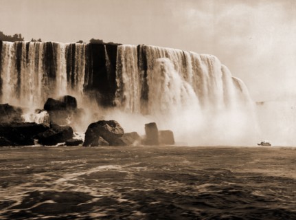 Horseshoe Fall, Niagara, Jackson, William Henry, 1843-1942, Waterfalls, United States, New York