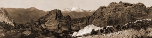Garden of the Gods, the Gateway, Colorado, Jackson, William Henry, 1843-1942, Rock formations,
