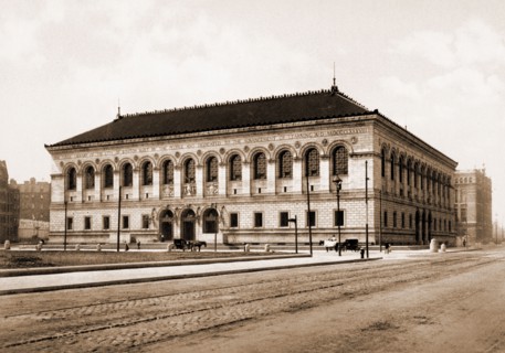 The Public Library of the city of Boston, Boston Public Library, Libraries, United States,