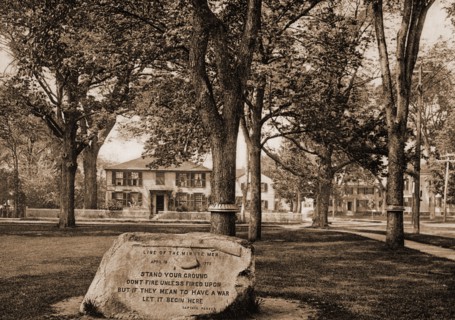 Line of the Minute Men Memorial, Lexington, Minutemen (Militia), Monuments & memorials,