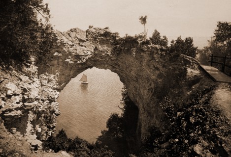 Arch Rock, Mackinac Island, Michigan, Rock formations, United States, Michigan, Mackinac Island,