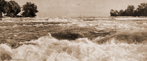 The Rapids above the Falls, Niagara, Rapids, United States, New York (State), Niagara River,