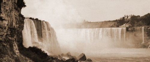 Niagara, general view from Cave of the Winds, Waterfalls, United States, New York (State), Niagara
