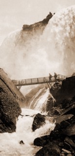 The American Fall and Rock of Ages, Waterfalls, Rock formations, United States, New York (State),