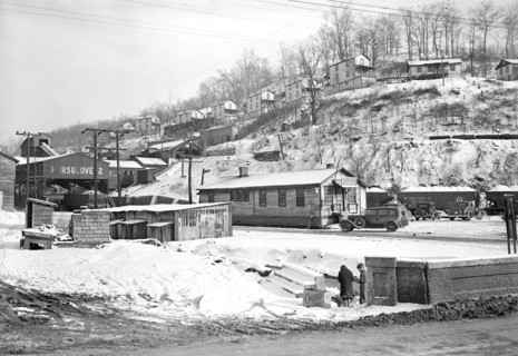 Scott's Run, West Virginia. Pursglove No. 2 - Scene taken from main highway shows company store and