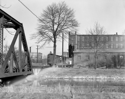 Mt. Holyoke, Massachusetts - Scenes. A very old independent paper mill, wood pulp, not rags,