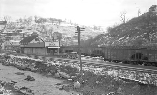 Scott's Run, West Virginia. The Shack Community Center - Scene is typical of crowded space. In