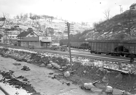 Scott's Run, West Virginia. The Shack Community Center - Scene is typical of crowded space. In