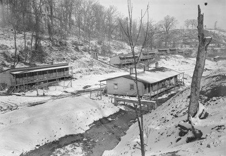 Scott's Run, West Virginia. The Patch - One of the worst camps in Scott's Run. The stream is an